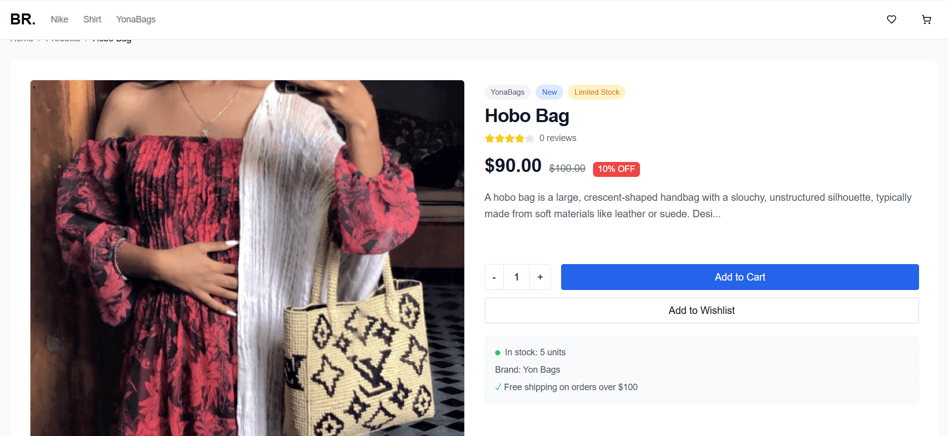 E-commerce screenshot 2