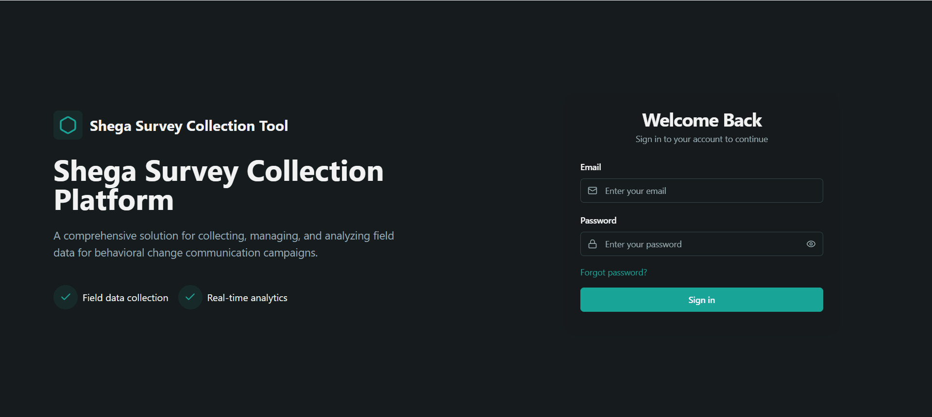 Shega Media — Survey Platform